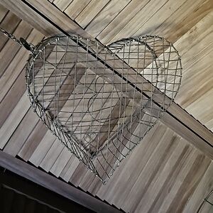 Antique metal bird cage